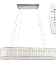 LAMPA SUFITOWA WISZĄCA LED APP1547-CP CHROM  1