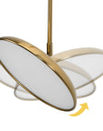 Lampa Wisząca Led App1281-cp Gold  2