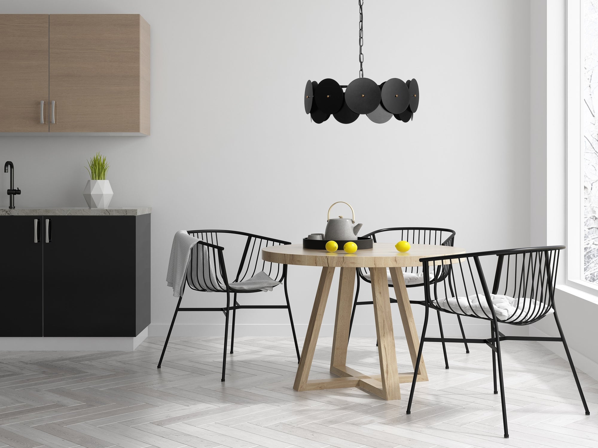 Lampa Sufitowa Wisząca App1307-cp Black  8