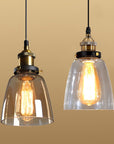 Lampa sufitowa wisząca szklana Verto D