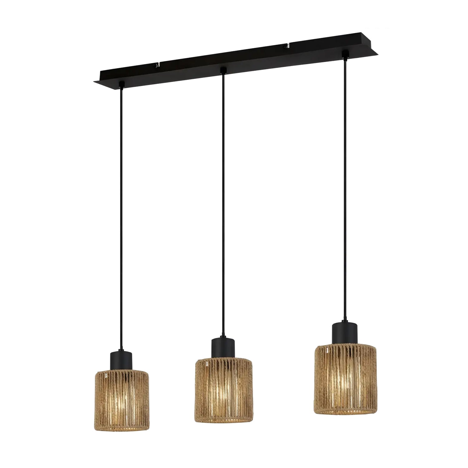Lampa Sufitowa Wisząca APP1821-3CP Nature Black  1