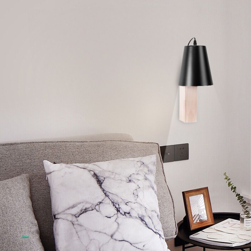 LAMPA KINKIET LOFT APP1279-1W BLACK