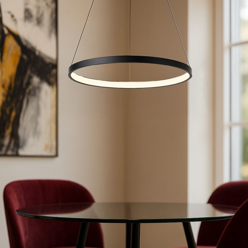 Lampa Sufitowa Wisząca Lhj012-cp 80cm Czarna  7