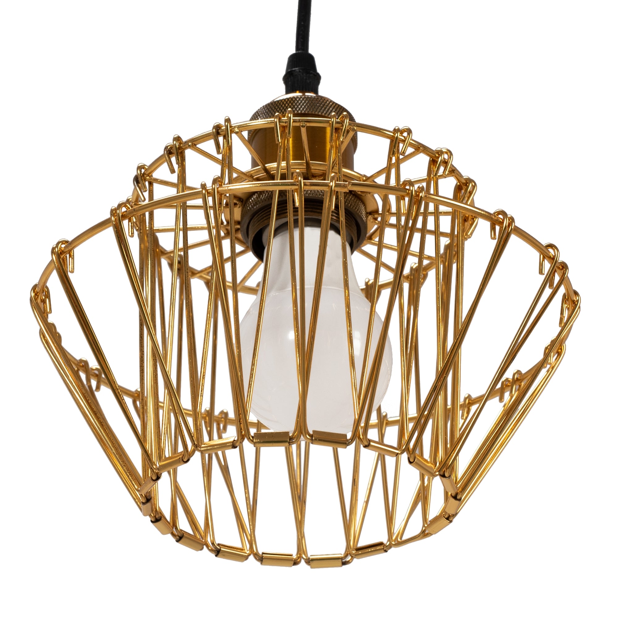 Lampa Sufitowa Wisząca APP942-1CP Set 36cm Złota  2
