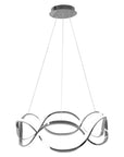 Lampa sufitowa nowoczesna LED + PILOT APP801-CP Twist Chrome  10