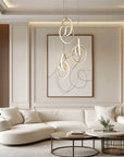 Lampa Wisząca Led G082-3cpr Złota  3