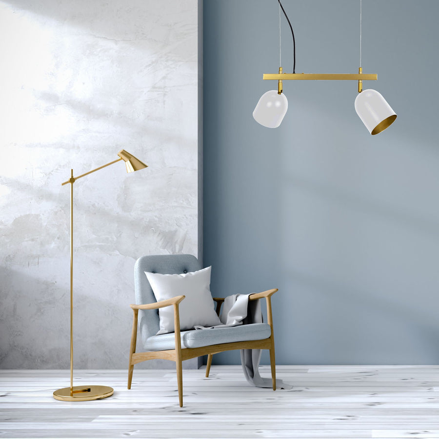 Lampa Wisząca APP1032-2CP Biała