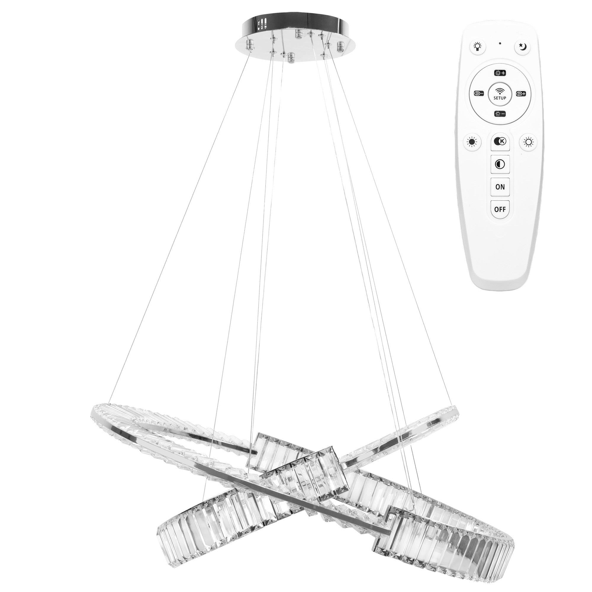 Lampa Wisząca Led App1525-cp60/80 Chrom  1