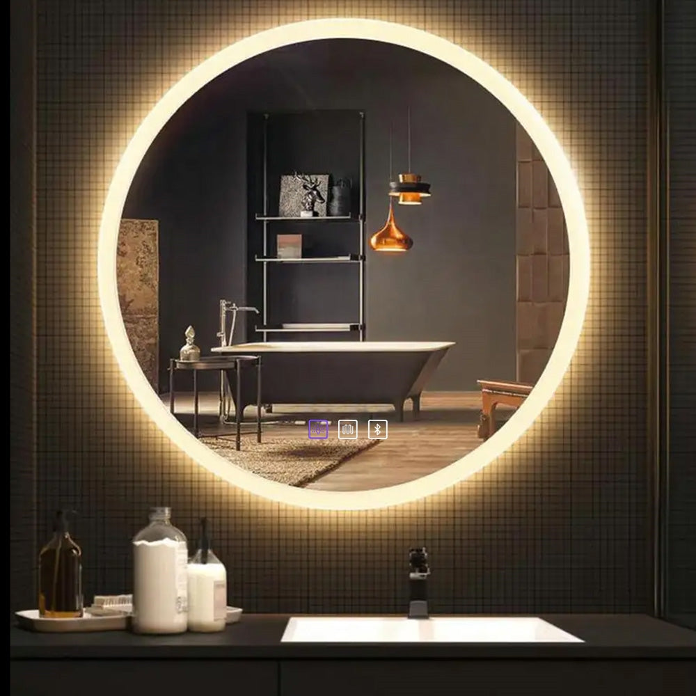 LUSTRO ŚCIENNE LED BLUETOOTH FFJ 80cm  8
