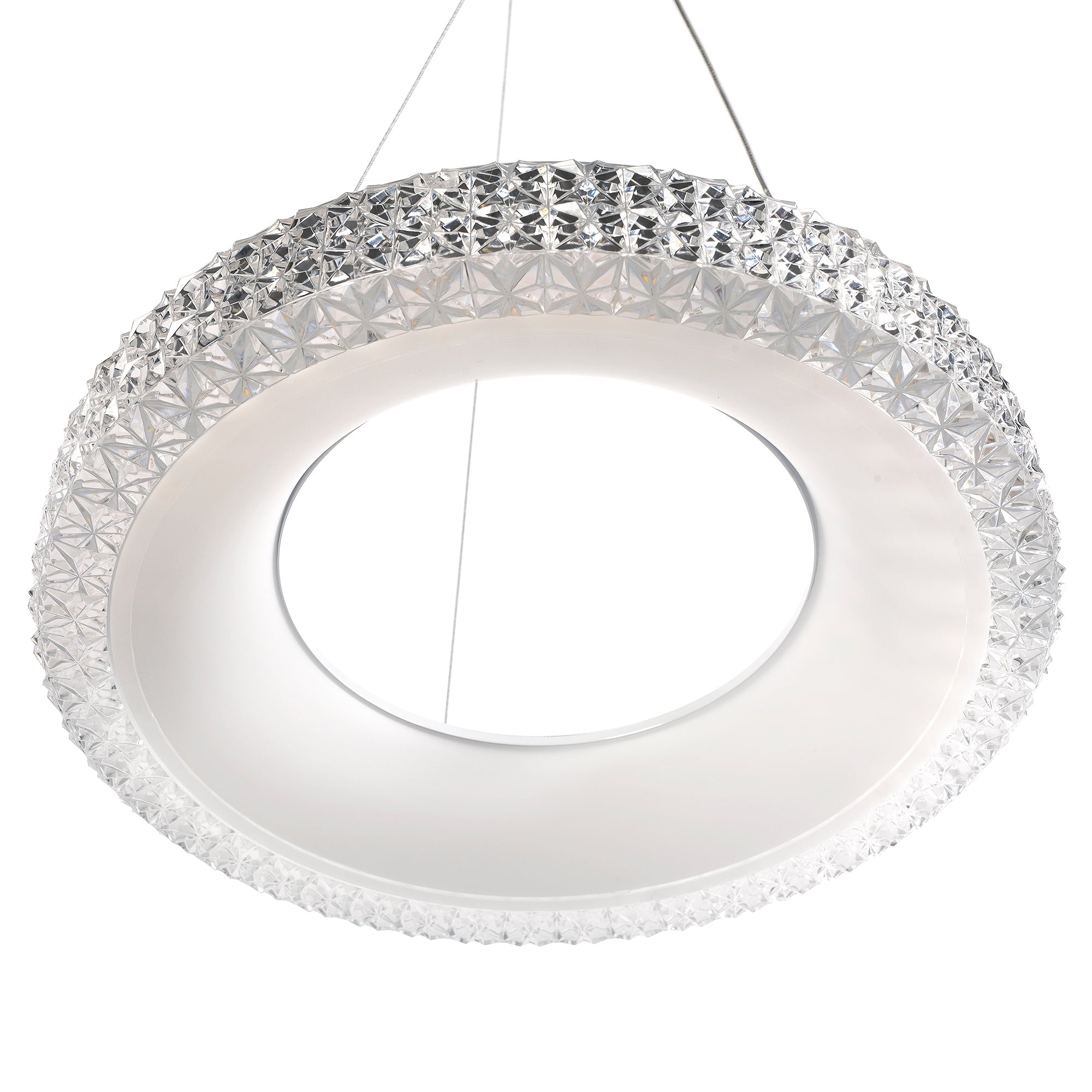 Lampa Wisząca Led Ms001-cp Różowe Złoto 40cm  4
