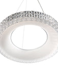 Lampa Wisząca Led Ms001-cp Różowe Złoto 40cm  4