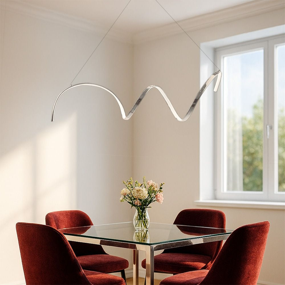 Lampa Sufitowa Wisząca Led Lhj025-cp Chrome  8