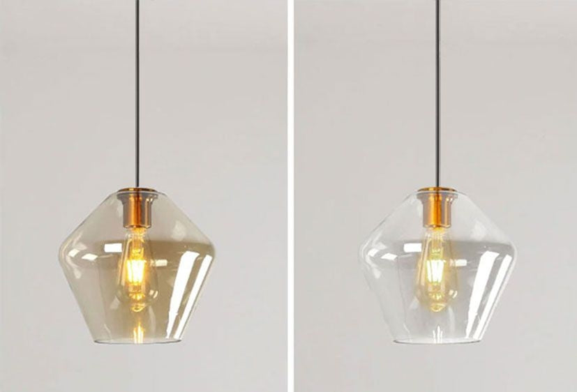 Lampa sufitowa szklana APP439-1CP Amber  6