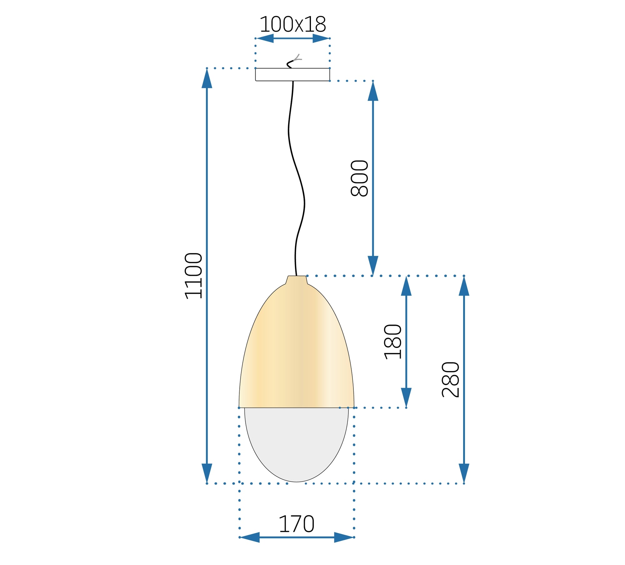Lampa Sufitowa Wisząca Orzeszek Metal Wood Boho APP952-1CP  6