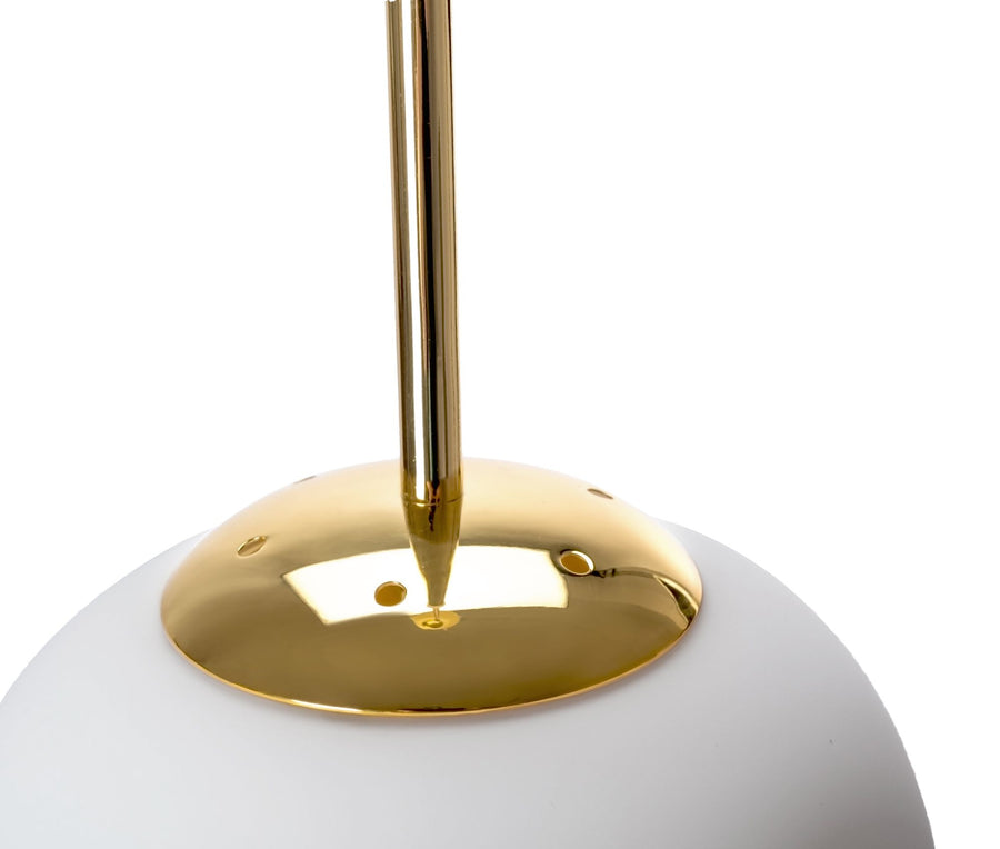 Lampa Sufitowa Wisząca Szklana Kula APP669-1CP Złota
