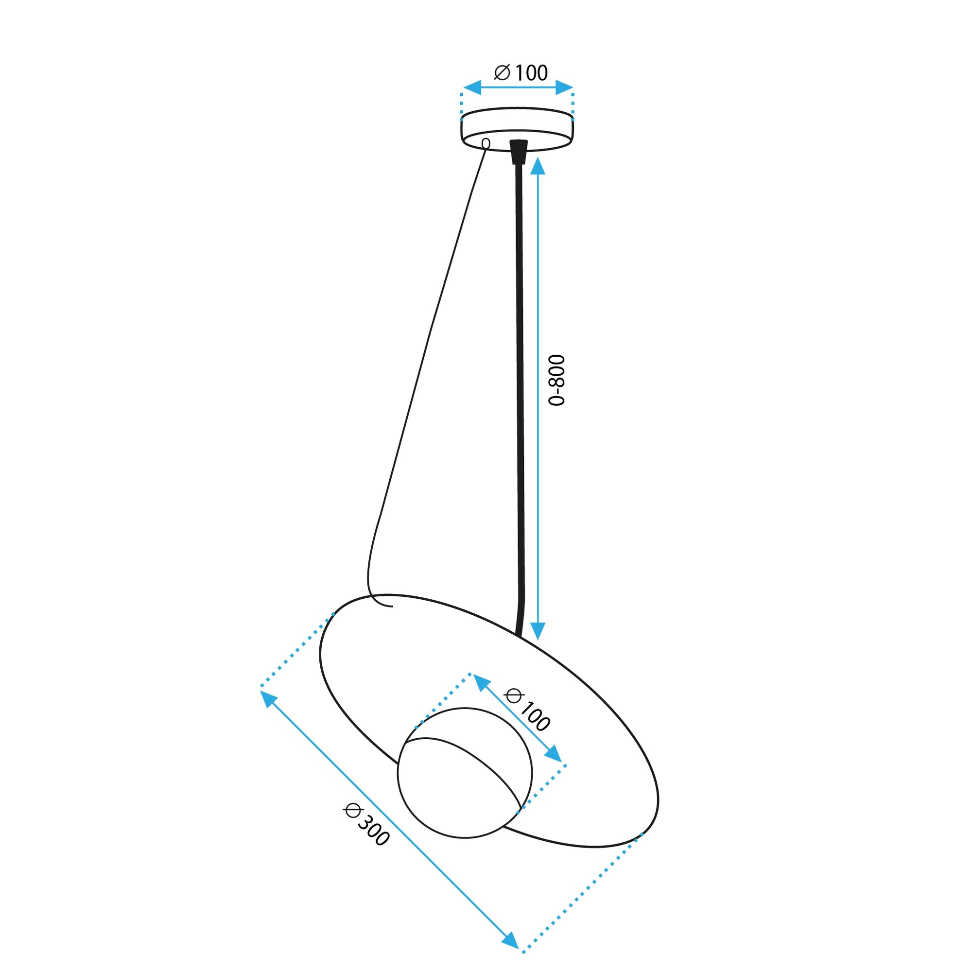 Lampa Sufitowa Wisząca App1417-cp Czarna/złota  10