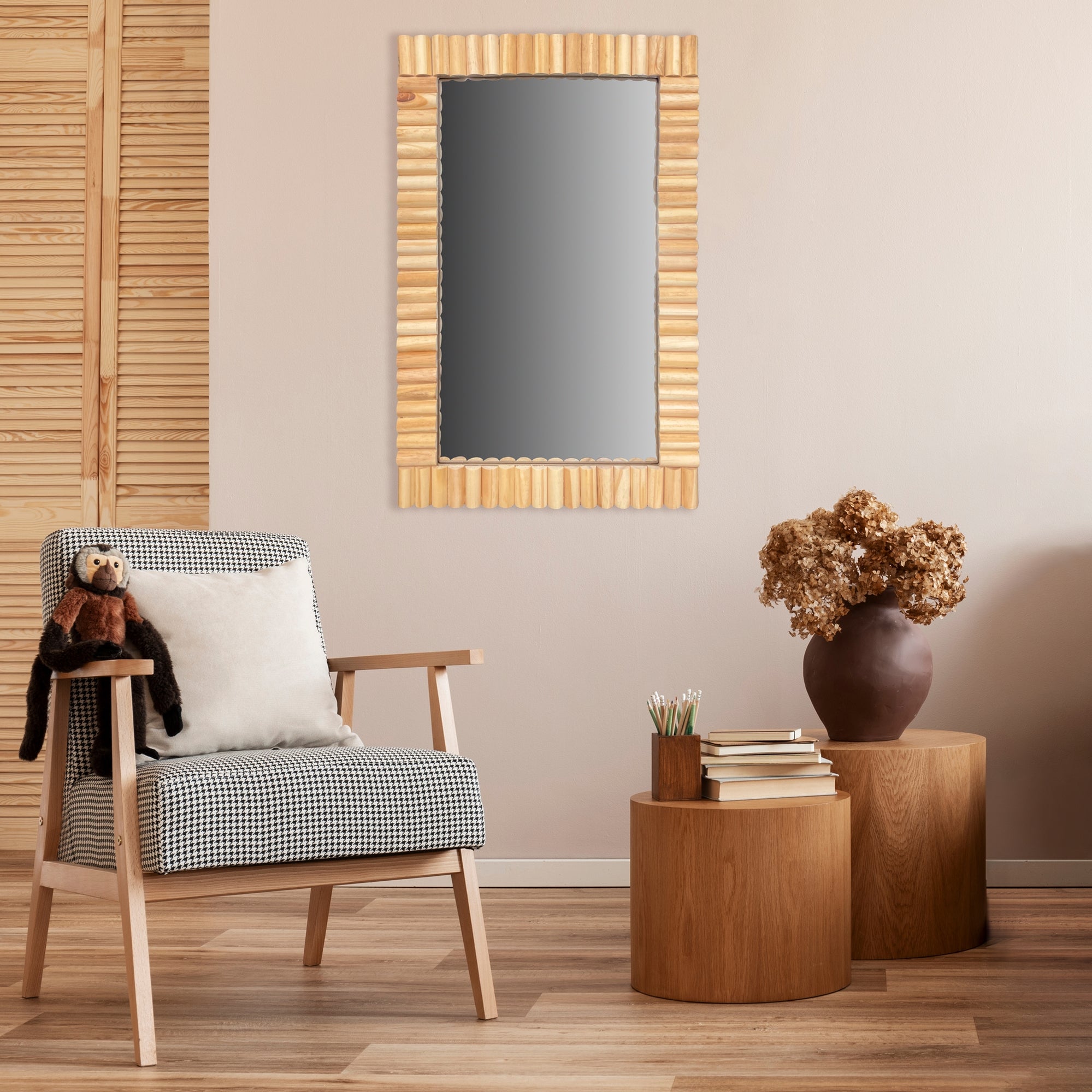 Lustro Ścienne Boho 55cm Klna-mr03  3