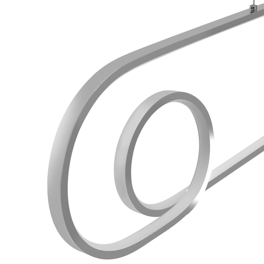 Lampa Sufitowa Wisząca LED APP810-CP CHROM + pilot