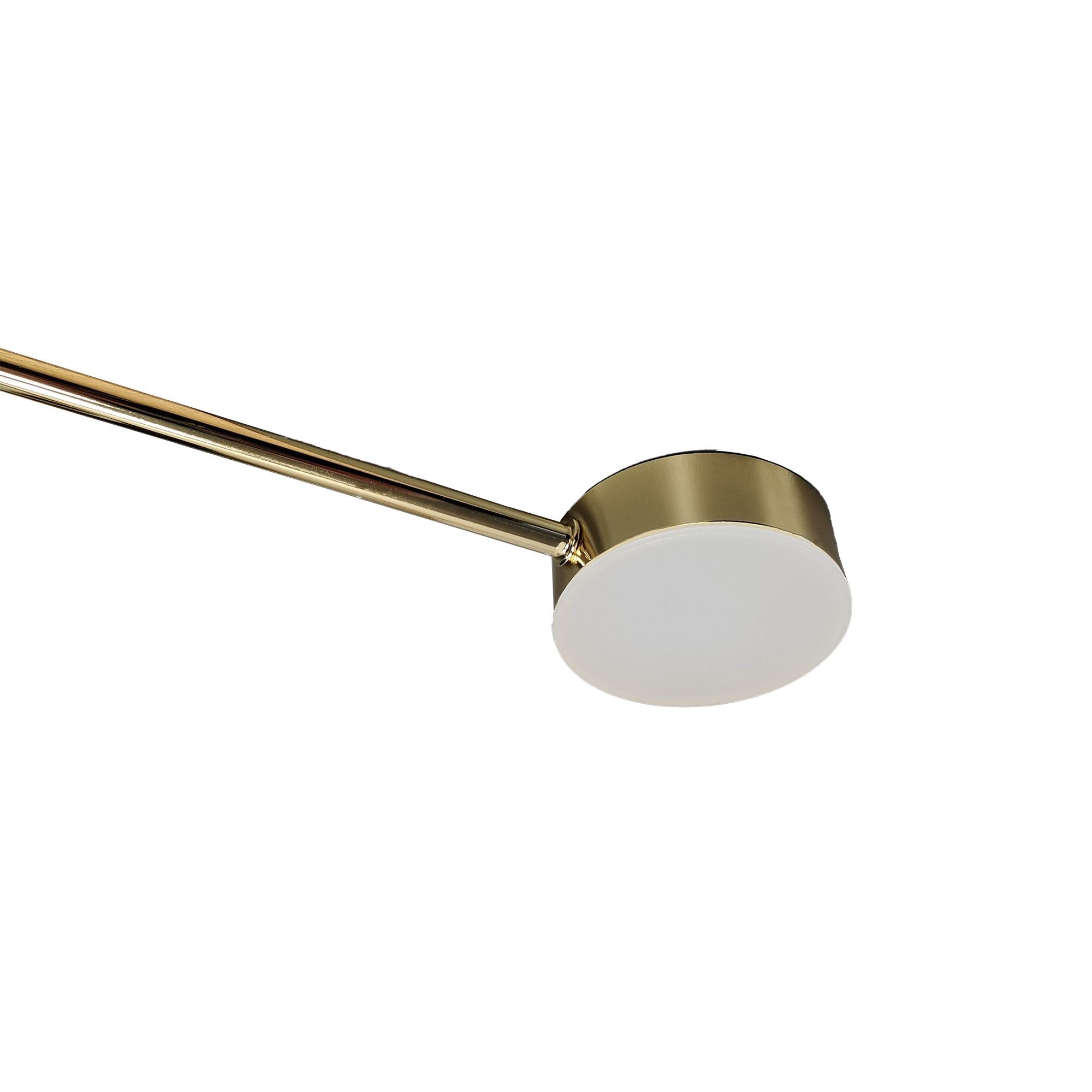 LAMPA SUFITOWA NOWOCZESNA 8-RAMIENNA LED APP524-8C Złota