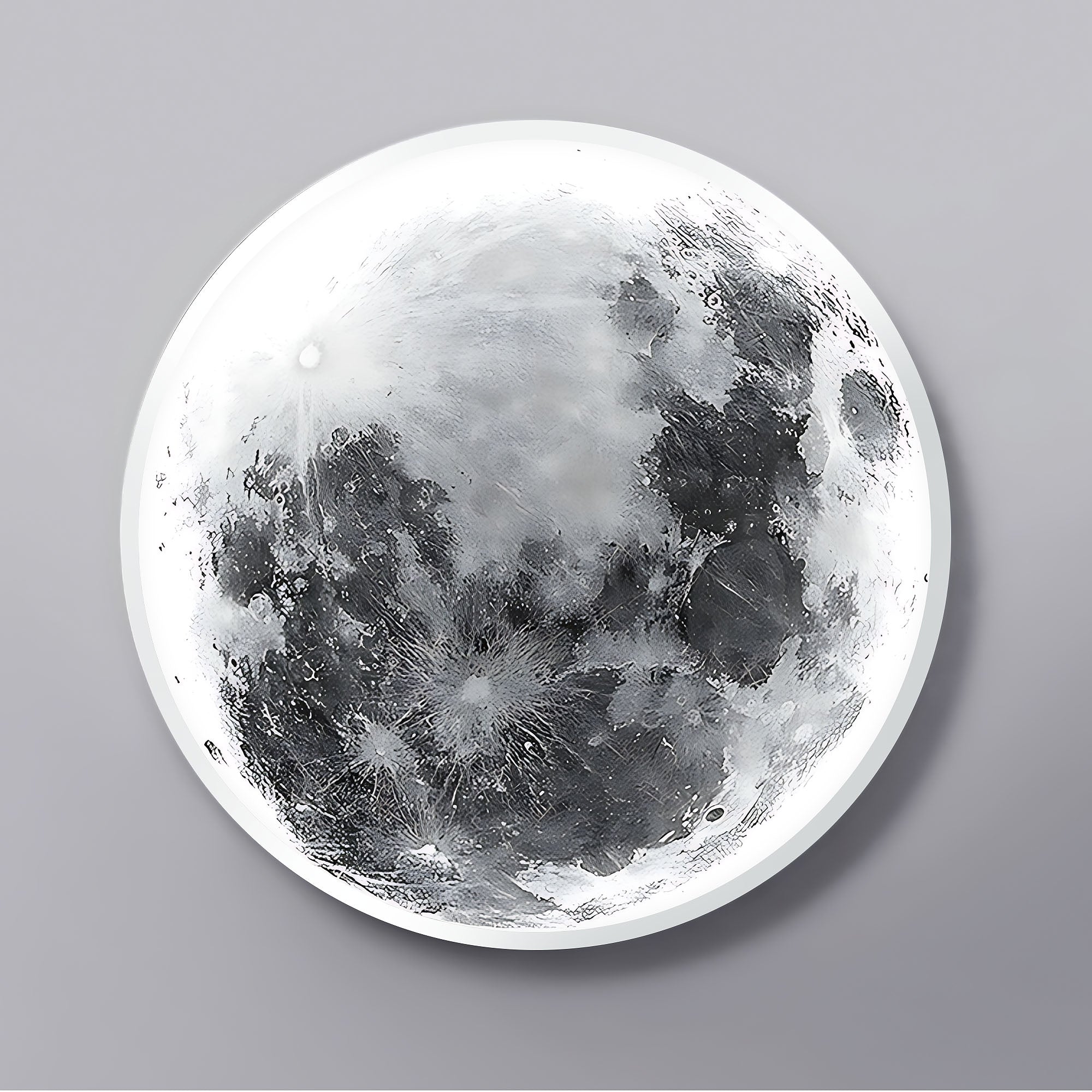 Lampa Sufitowa App1806-cw Moon Plafon Led Biała  9