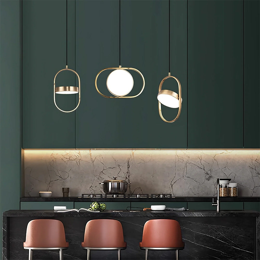 Lampa Wisząca Led App1555-cp Gold  5
