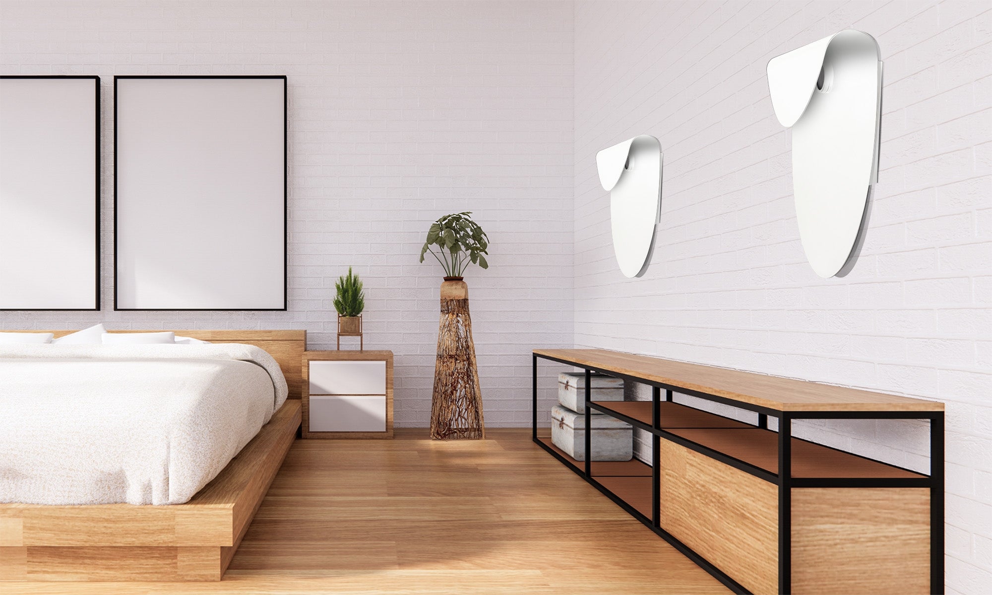 LAMPA ŚCIENNA KINKIET APP1428-W BIAŁA  8