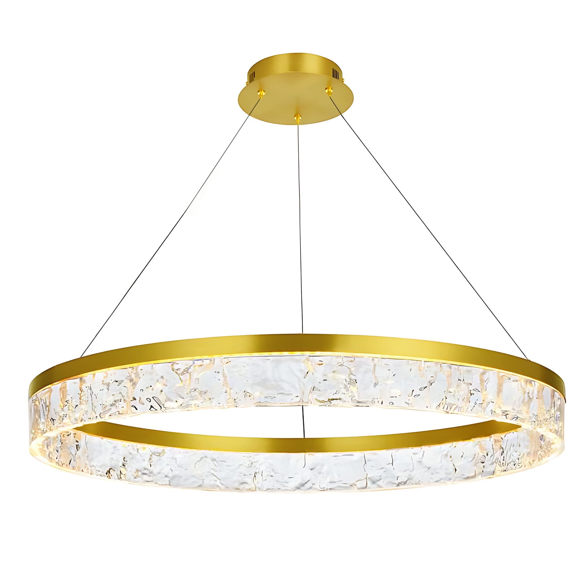 Lampa Wisząca Lhj047-cp 80 Cm Złota  1