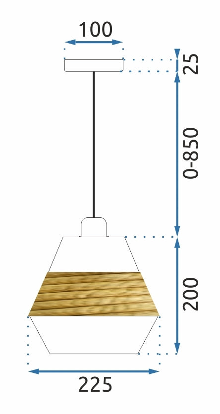 Lampa Wisząca Boho APP989-1CP  10