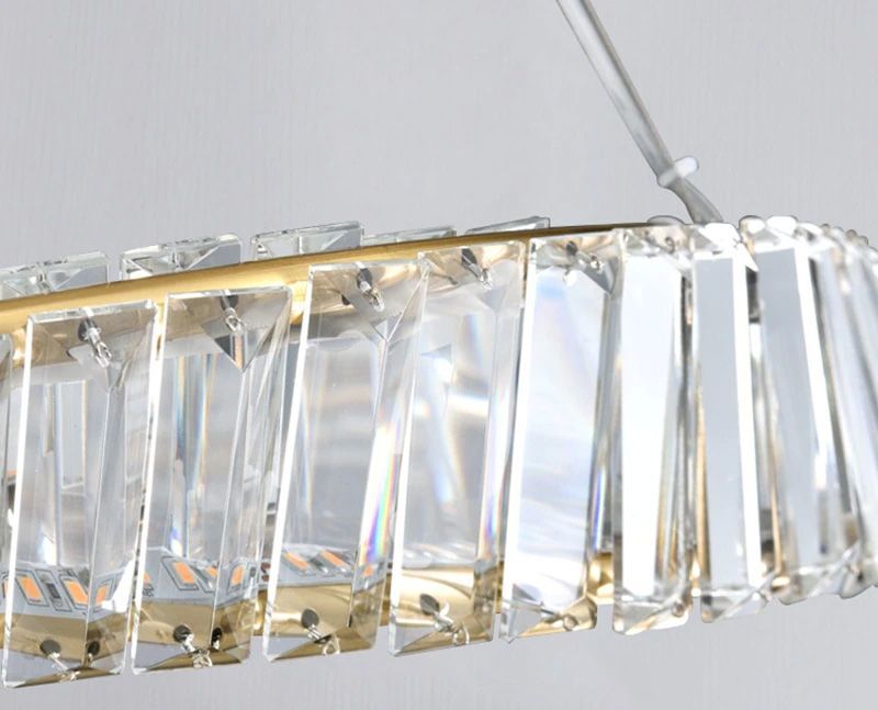 KRYSZTAŁOWA LAMPA SUFITOWA LED APP1202-CP
