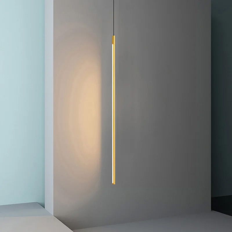 LAMPA SUFITOWA WISZĄCA LED APP1414-C GOLD 100cm