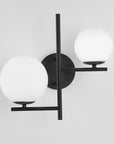 LAMPA ŚCIENNA KINKIET APP1170-2W  Czarny