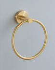 Wieszak łazienkowy RING 6610 Modern Złoty Szczotkowany  4