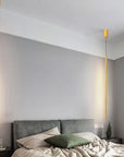LAMPA SUFITOWA WISZĄCA LED APP1414-C GOLD 100cm