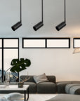 LAMPA SUFITOWA WISZĄCA APP609-1C Czarna