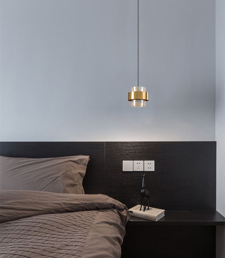 Lampa Wisząca APP1236-1CP Złota