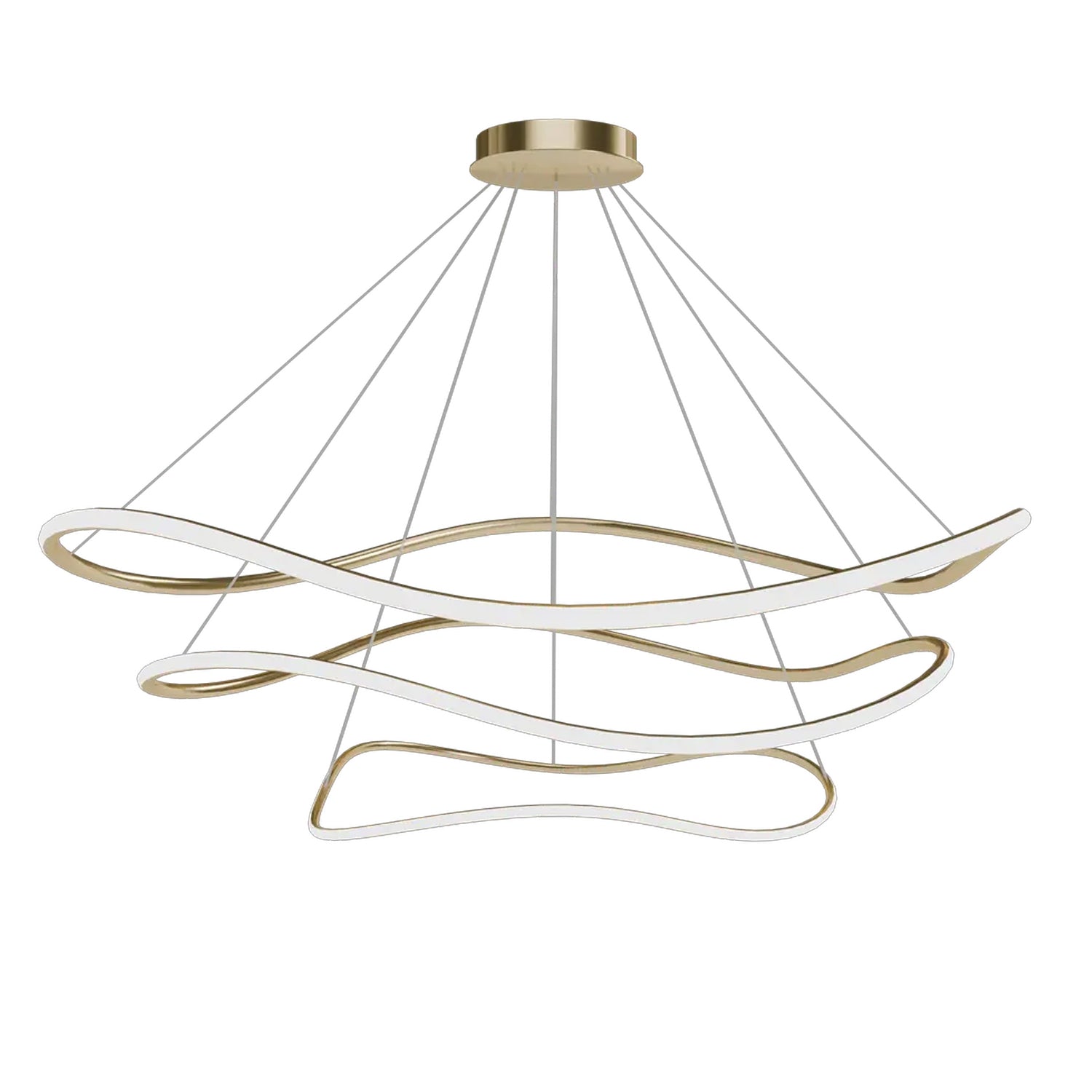 Lampa Wisząca Lhj018-cp3 Gold  1