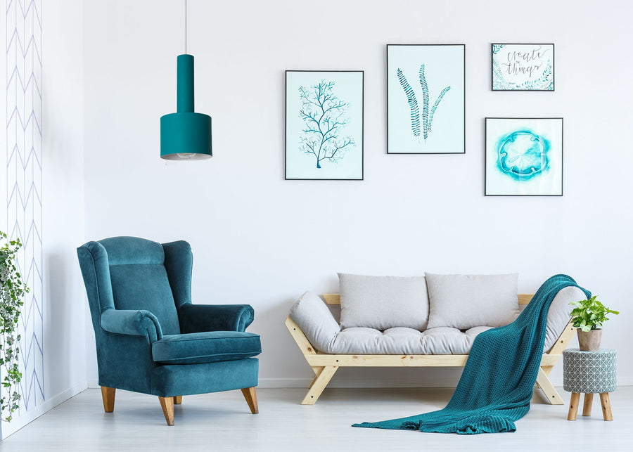 Lampa wisząca OSTI B APP117-1CP Niebieska
