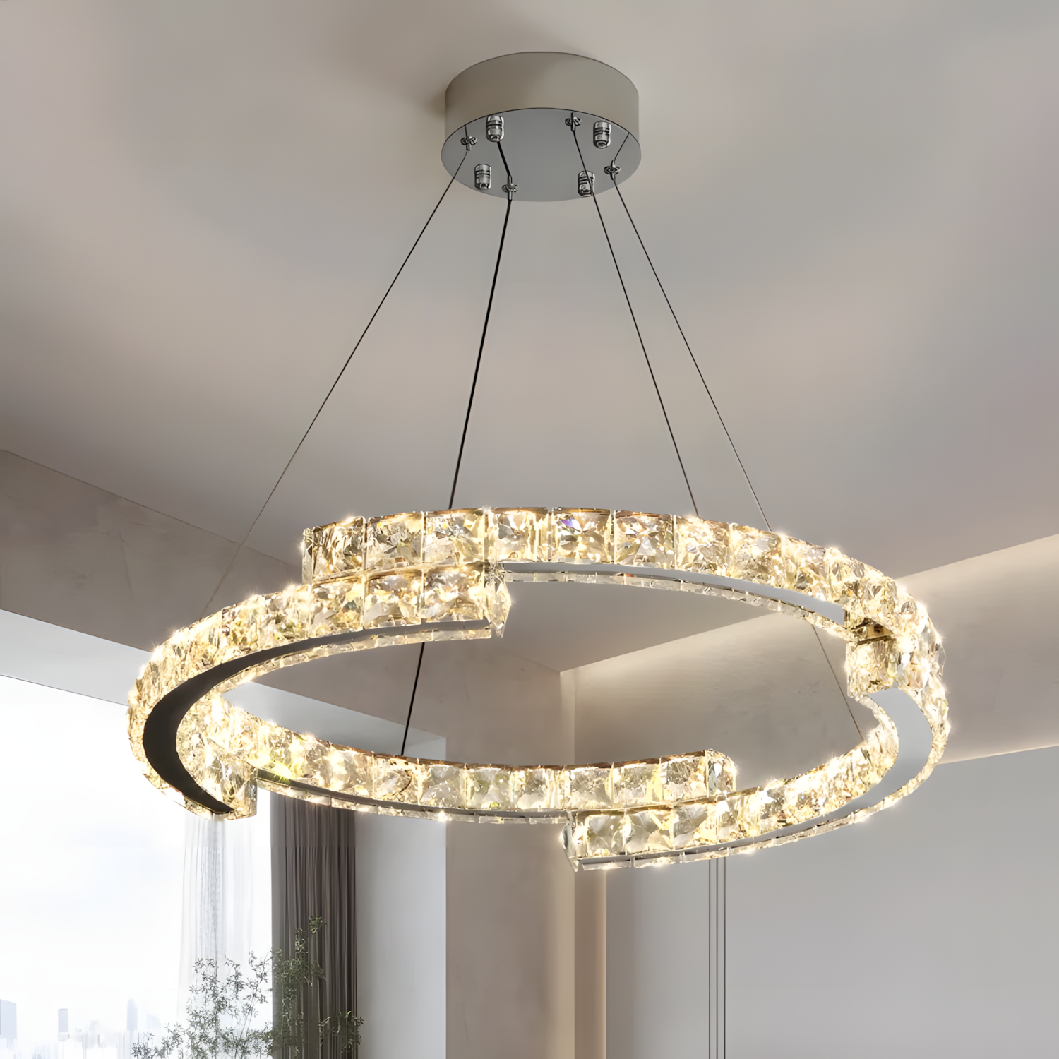 Lampa Wisząca Led App1556-cp Chrom  6