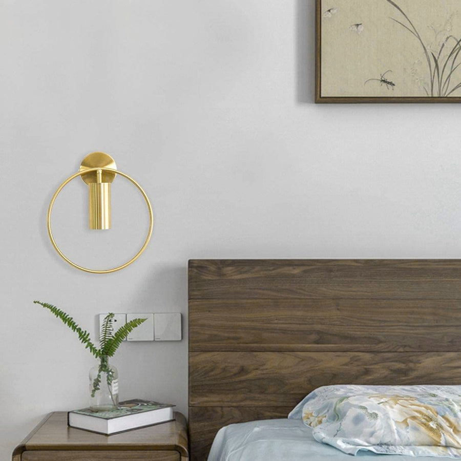 LAMPA ŚCIENNA KINKIET APP922-1W Złota