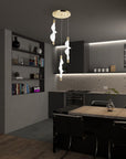 Lampa Wisząca Led G009-3cpr Biały/złoty  5