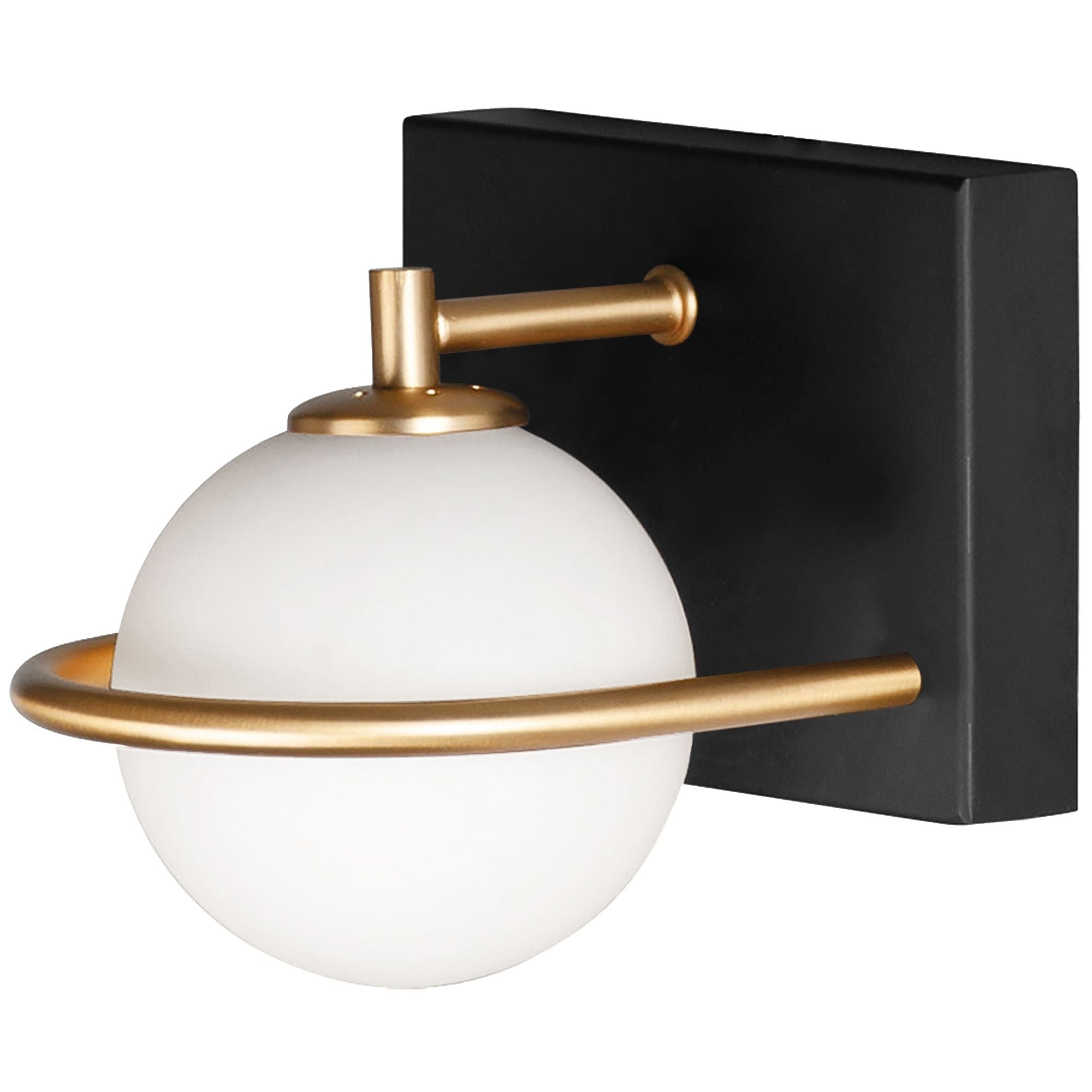 LAMPA ŚCIENNA KINKIET APP1220-1W Czarno Złota  6