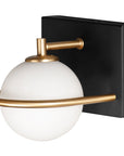 LAMPA ŚCIENNA KINKIET APP1220-1W Czarno Złota  6