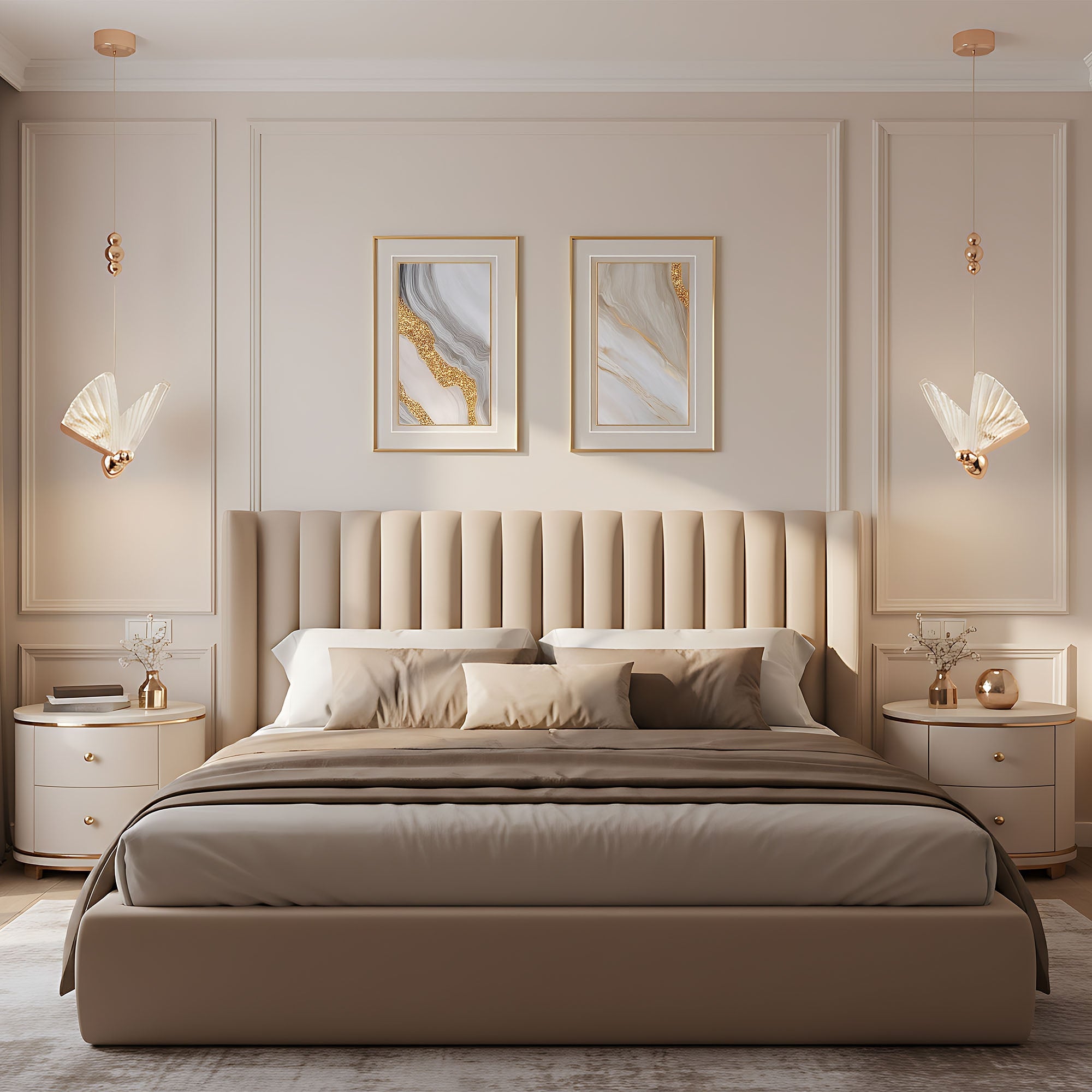 Lampa Wisząca Led Lhj105-1cp Złota  7