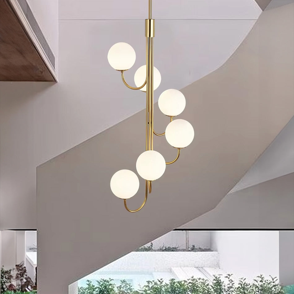 Lampa Sufitowa Wisząca Gold APP1585-6CP  7