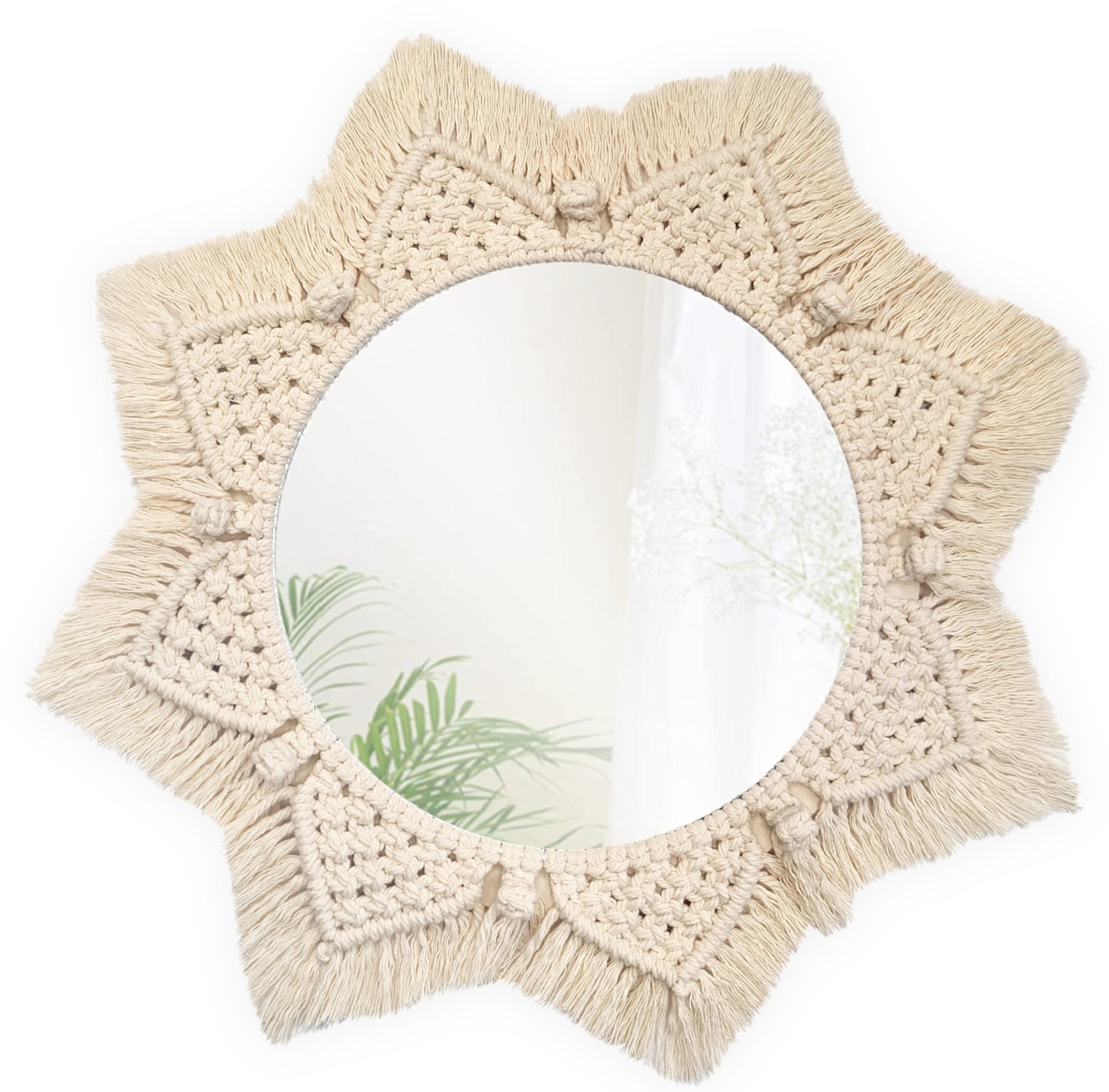 Lustro Ścienne Boho 53cm 322048  1