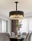 Lampa sufitowa wisząca APP1657-8CP Czarna  8