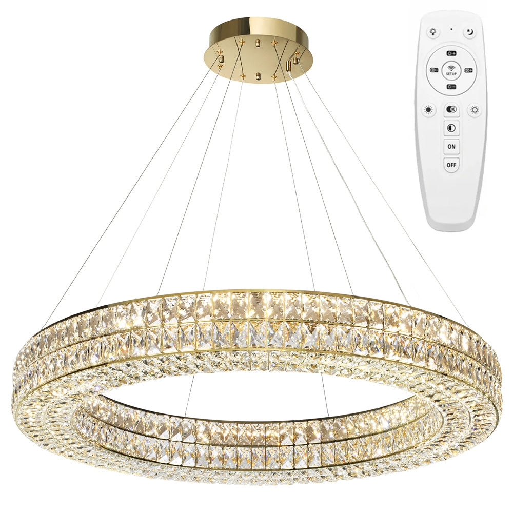 Lampa Sufitowa Wisząca Led App1569-cp Gold 80cm  1