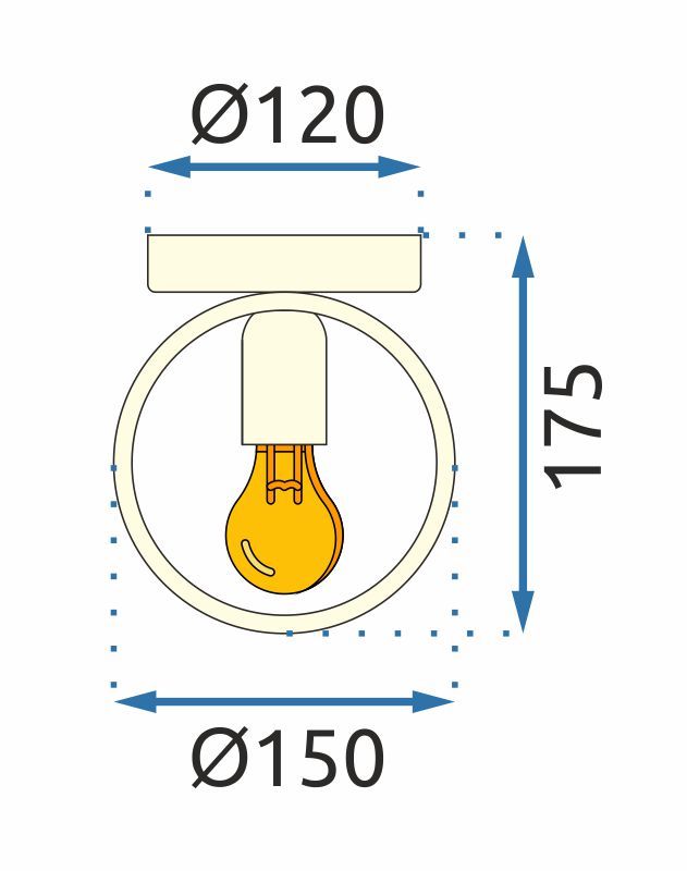 Lampa ścienna kinkiet APP990-1W