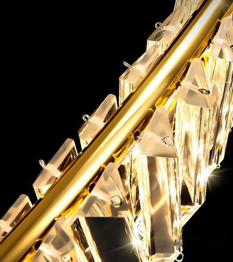 KRYSZTAŁOWA LAMPA SUFITOWA LED APP1064-1CP