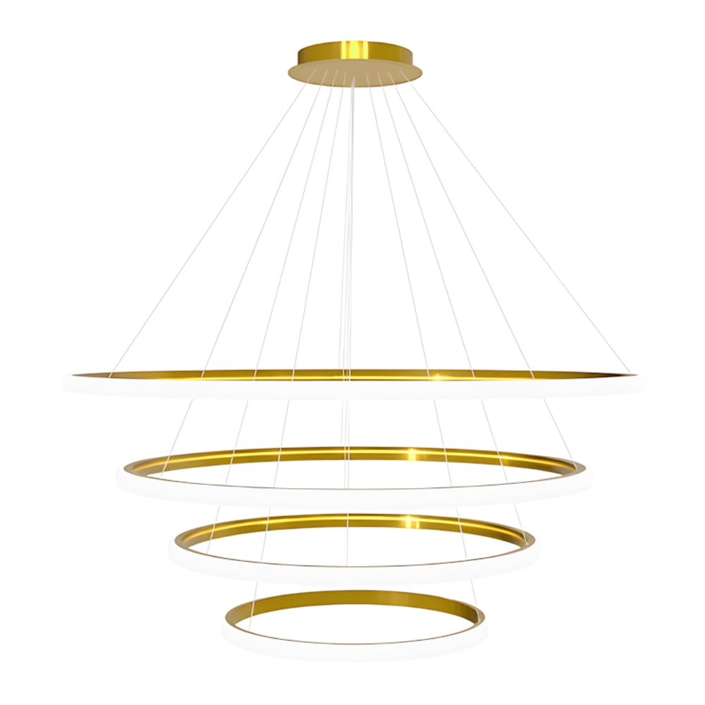 Lampa Wisząca Led Lhj009-cp4 Złota  1